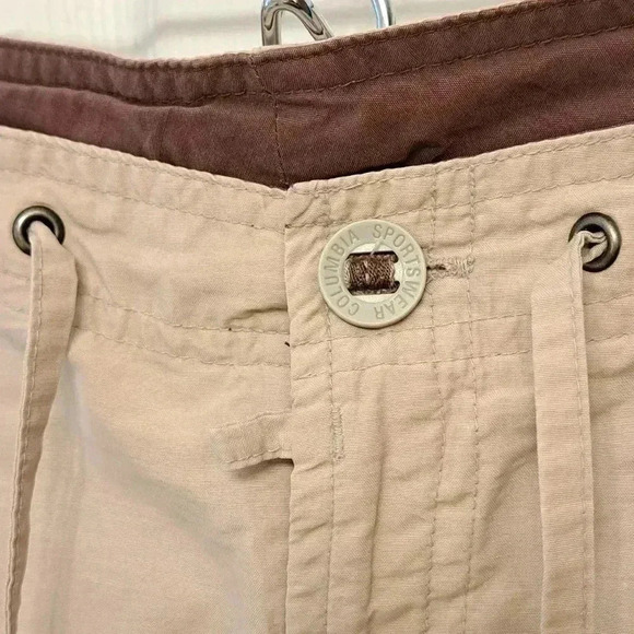 Columbia  Beige Skort Khaki Skirt Size Small Casual Cotton Nylon Blend Women's - Picture 3 of 15